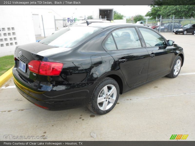 Black / Titan Black 2012 Volkswagen Jetta TDI Sedan