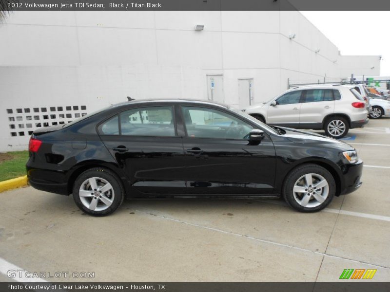 Black / Titan Black 2012 Volkswagen Jetta TDI Sedan