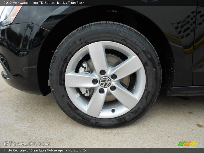 Black / Titan Black 2012 Volkswagen Jetta TDI Sedan