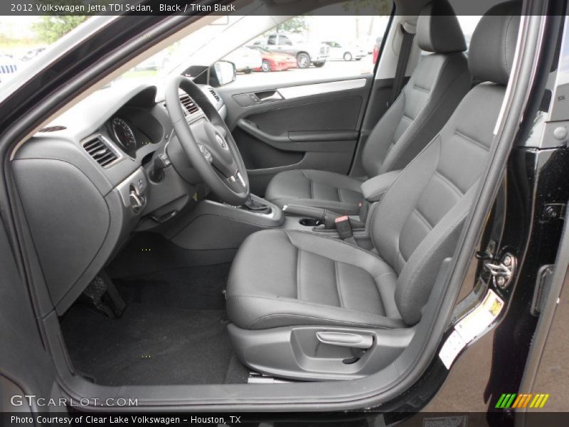 Black / Titan Black 2012 Volkswagen Jetta TDI Sedan