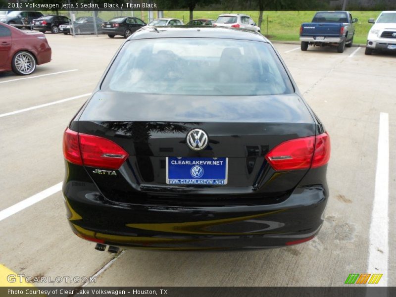 Black / Titan Black 2012 Volkswagen Jetta S Sedan