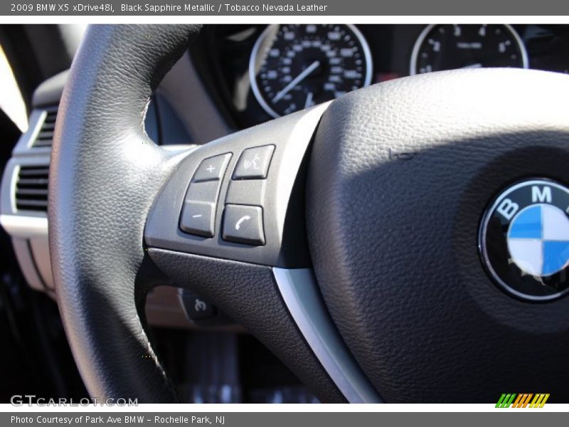 Black Sapphire Metallic / Tobacco Nevada Leather 2009 BMW X5 xDrive48i