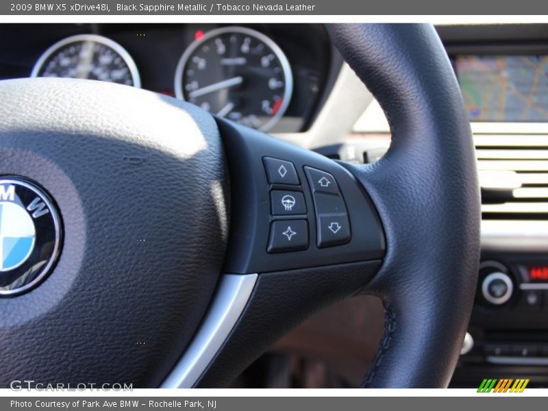 Black Sapphire Metallic / Tobacco Nevada Leather 2009 BMW X5 xDrive48i