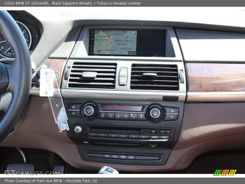 Black Sapphire Metallic / Tobacco Nevada Leather 2009 BMW X5 xDrive48i