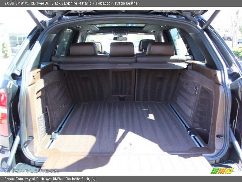 Black Sapphire Metallic / Tobacco Nevada Leather 2009 BMW X5 xDrive48i