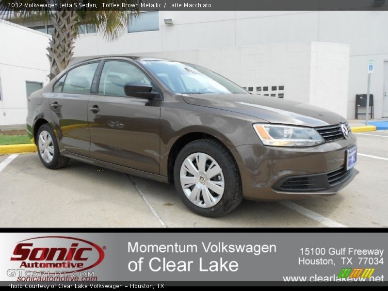 Toffee Brown Metallic / Latte Macchiato 2012 Volkswagen Jetta S Sedan