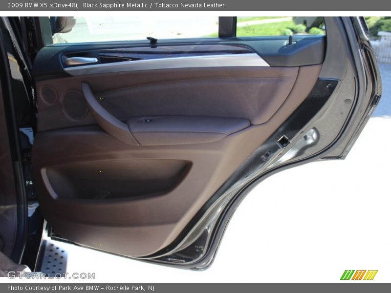Black Sapphire Metallic / Tobacco Nevada Leather 2009 BMW X5 xDrive48i