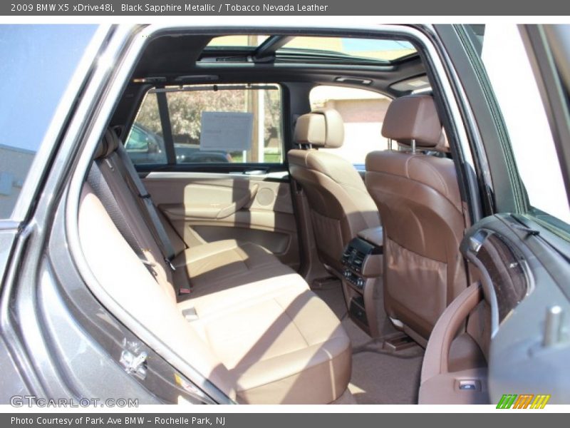 Black Sapphire Metallic / Tobacco Nevada Leather 2009 BMW X5 xDrive48i