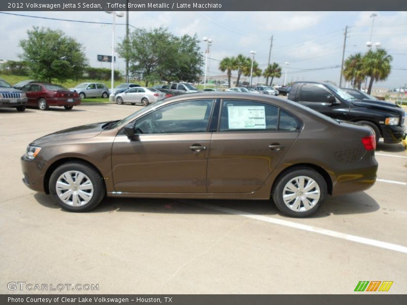 Toffee Brown Metallic / Latte Macchiato 2012 Volkswagen Jetta S Sedan