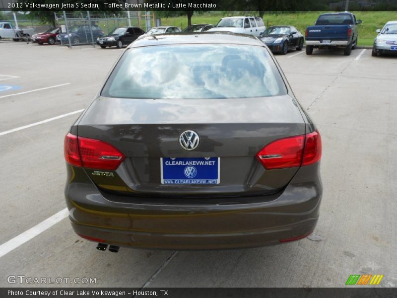 Toffee Brown Metallic / Latte Macchiato 2012 Volkswagen Jetta S Sedan