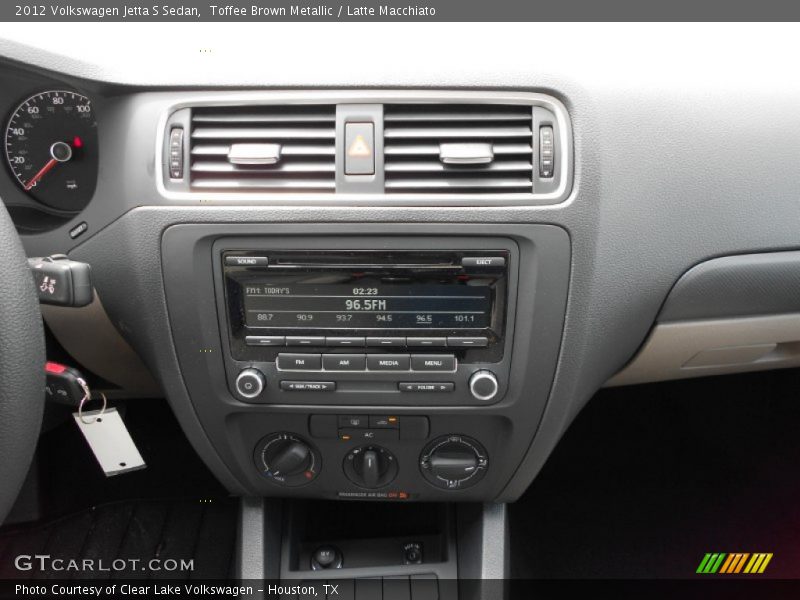 Toffee Brown Metallic / Latte Macchiato 2012 Volkswagen Jetta S Sedan