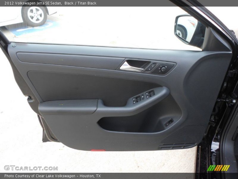 Black / Titan Black 2012 Volkswagen Jetta SE Sedan