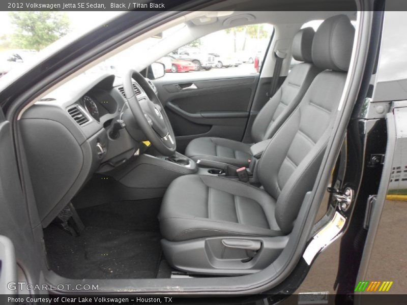 Black / Titan Black 2012 Volkswagen Jetta SE Sedan
