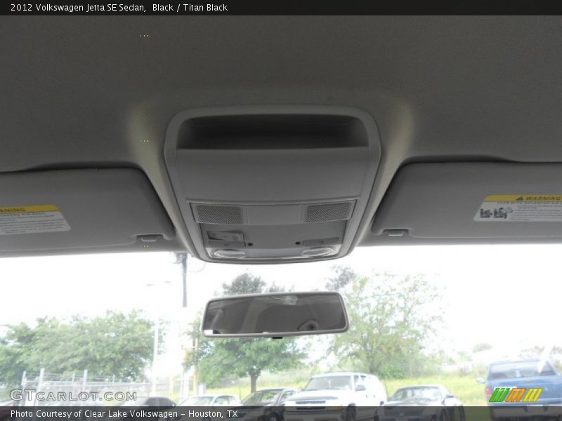 Black / Titan Black 2012 Volkswagen Jetta SE Sedan