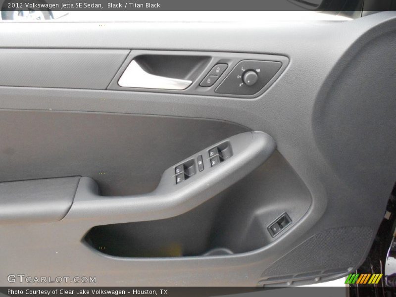 Black / Titan Black 2012 Volkswagen Jetta SE Sedan