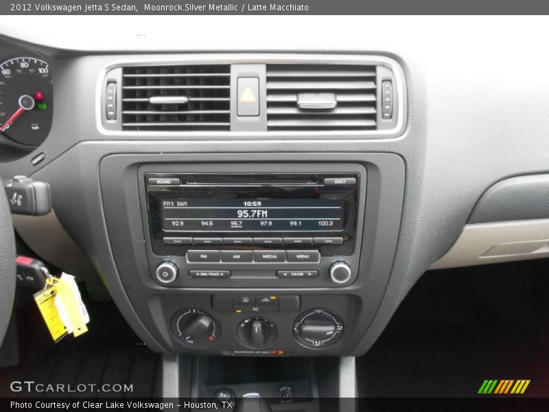 Controls of 2012 Jetta S Sedan