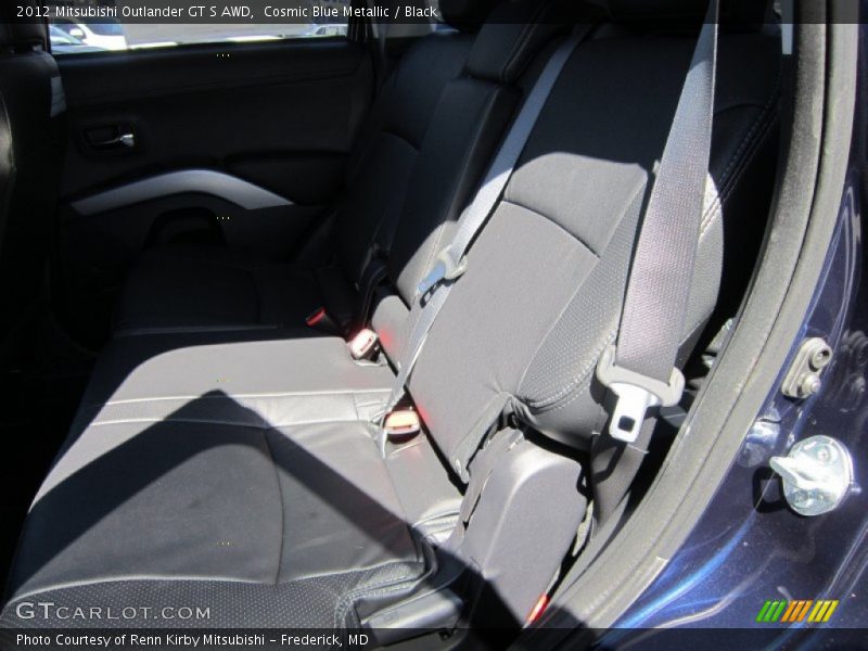 Cosmic Blue Metallic / Black 2012 Mitsubishi Outlander GT S AWD