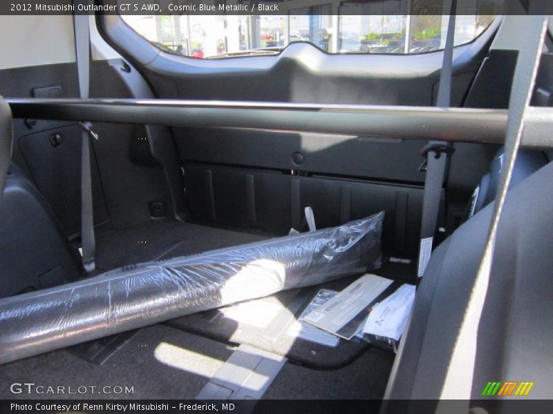 Cosmic Blue Metallic / Black 2012 Mitsubishi Outlander GT S AWD
