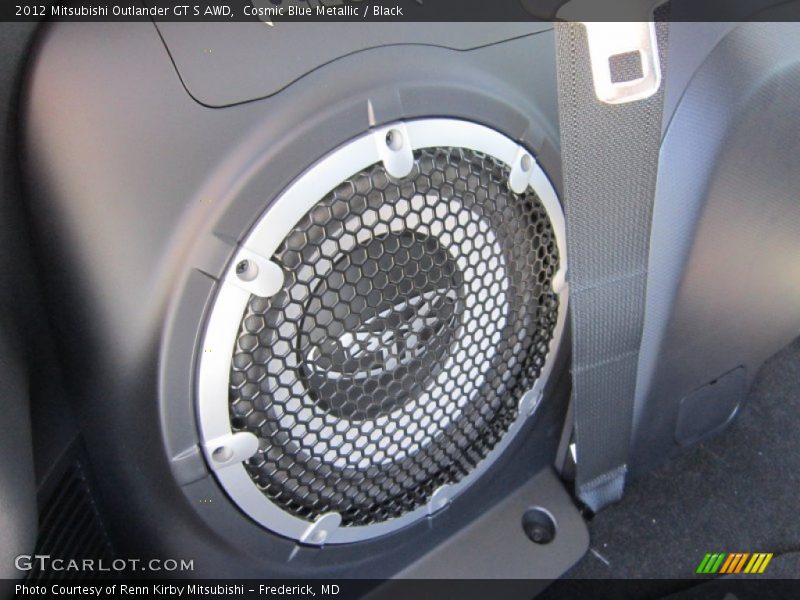 Cosmic Blue Metallic / Black 2012 Mitsubishi Outlander GT S AWD