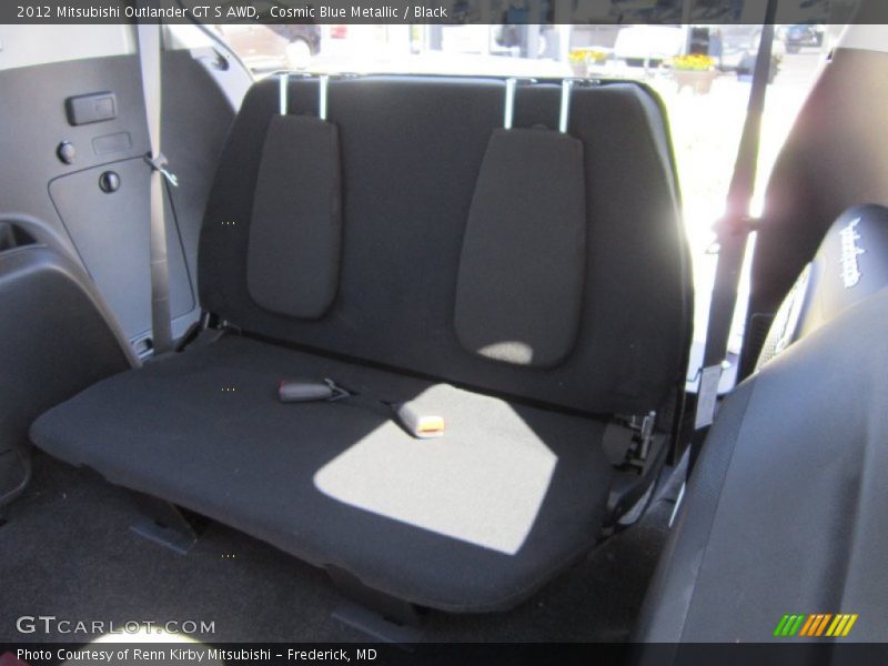 Cosmic Blue Metallic / Black 2012 Mitsubishi Outlander GT S AWD