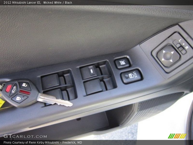 Wicked White / Black 2012 Mitsubishi Lancer ES