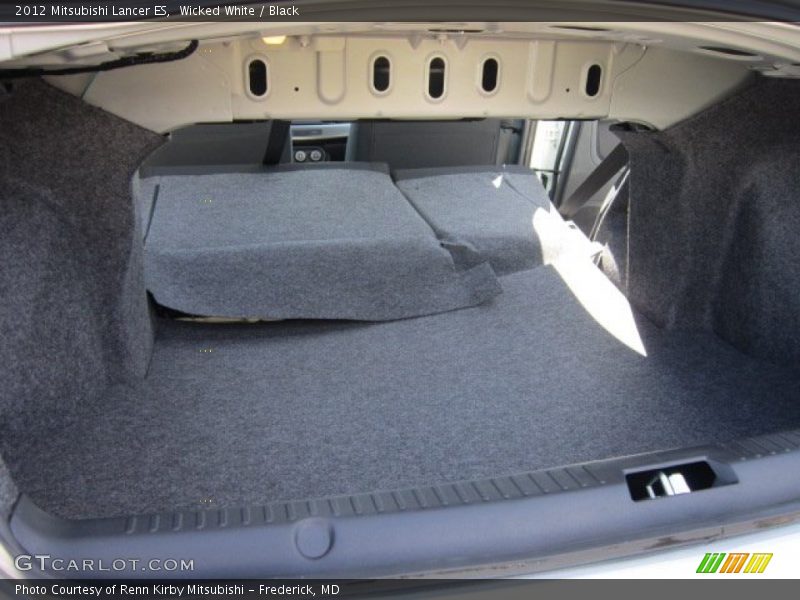 Wicked White / Black 2012 Mitsubishi Lancer ES