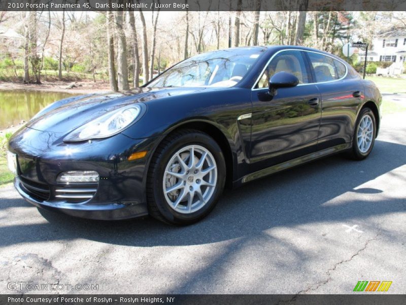 Dark Blue Metallic / Luxor Beige 2010 Porsche Panamera 4S