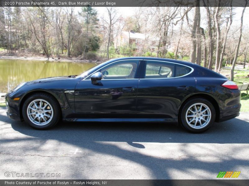 Dark Blue Metallic / Luxor Beige 2010 Porsche Panamera 4S