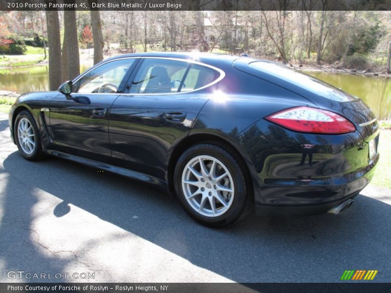 Dark Blue Metallic / Luxor Beige 2010 Porsche Panamera 4S