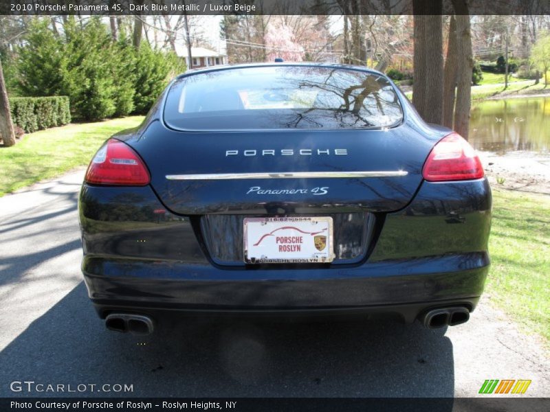 Dark Blue Metallic / Luxor Beige 2010 Porsche Panamera 4S