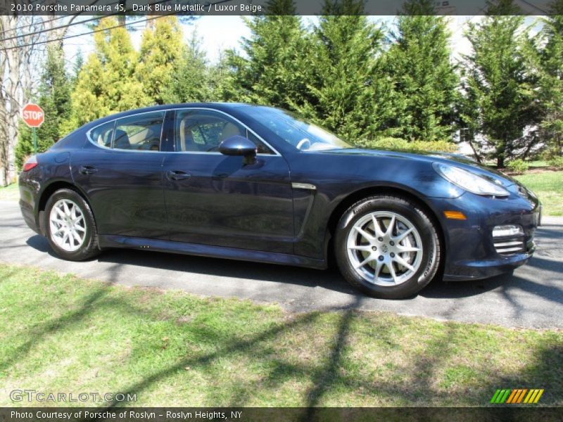 Dark Blue Metallic / Luxor Beige 2010 Porsche Panamera 4S