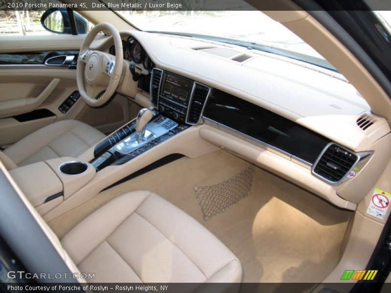 Dark Blue Metallic / Luxor Beige 2010 Porsche Panamera 4S