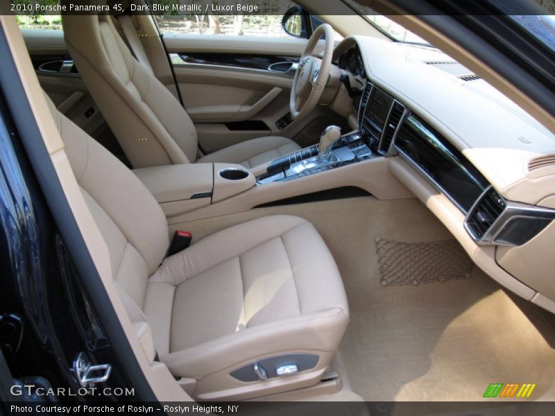 Dark Blue Metallic / Luxor Beige 2010 Porsche Panamera 4S
