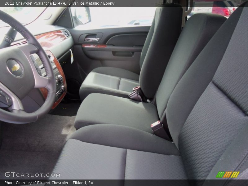 Silver Ice Metallic / Ebony 2012 Chevrolet Avalanche LS 4x4