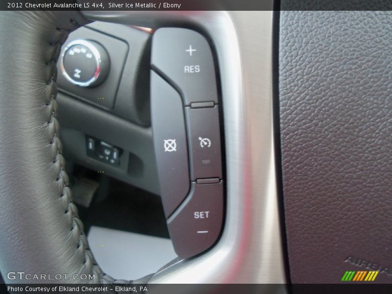 Silver Ice Metallic / Ebony 2012 Chevrolet Avalanche LS 4x4