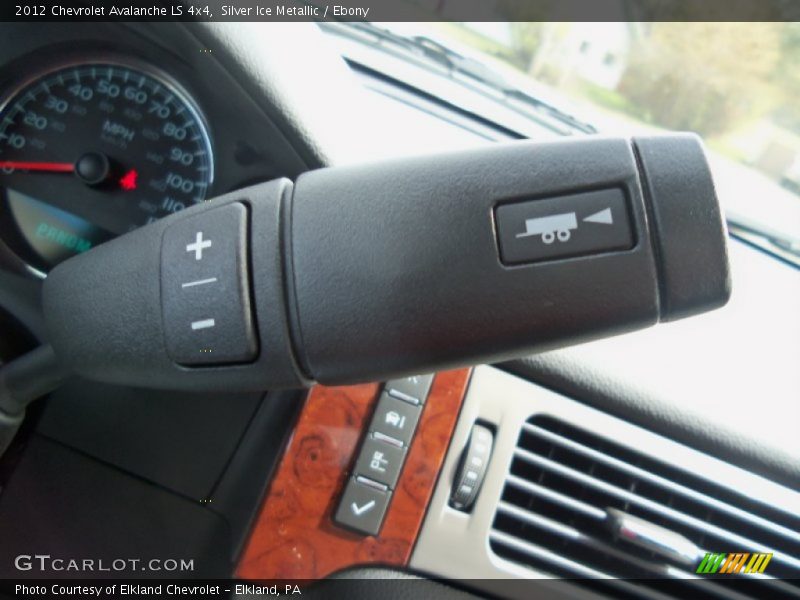 Silver Ice Metallic / Ebony 2012 Chevrolet Avalanche LS 4x4