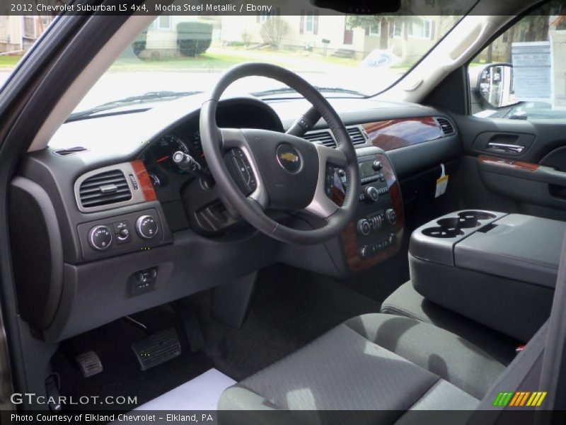 Mocha Steel Metallic / Ebony 2012 Chevrolet Suburban LS 4x4