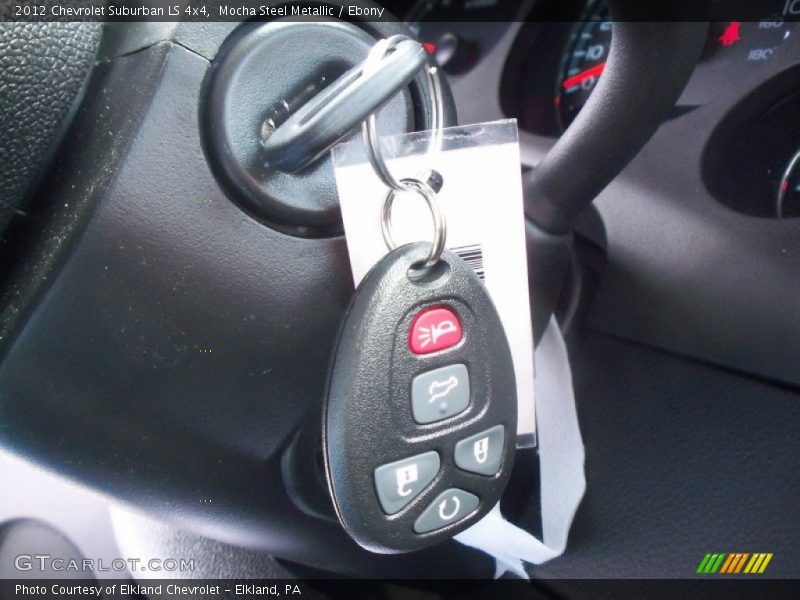 Mocha Steel Metallic / Ebony 2012 Chevrolet Suburban LS 4x4
