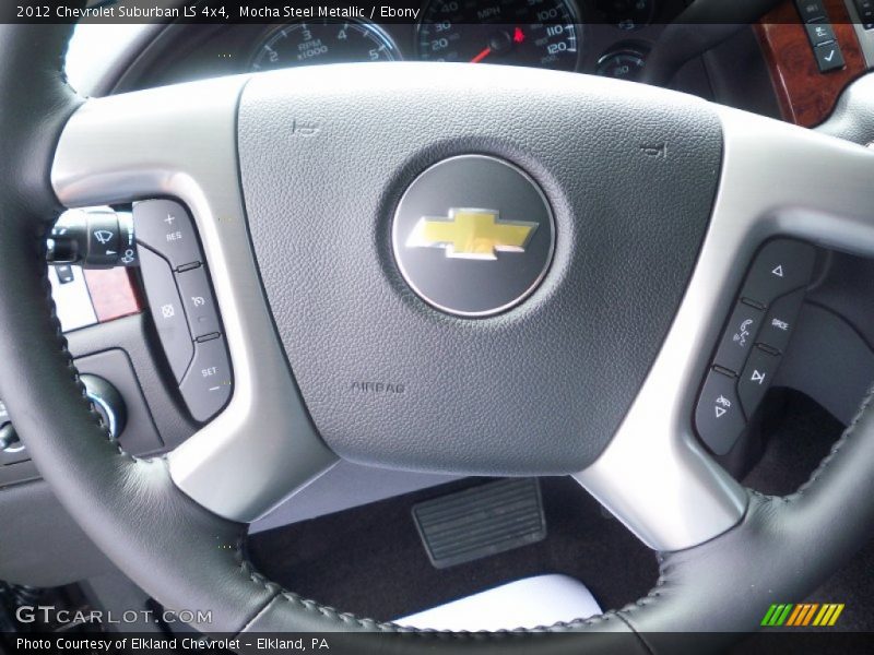 Mocha Steel Metallic / Ebony 2012 Chevrolet Suburban LS 4x4
