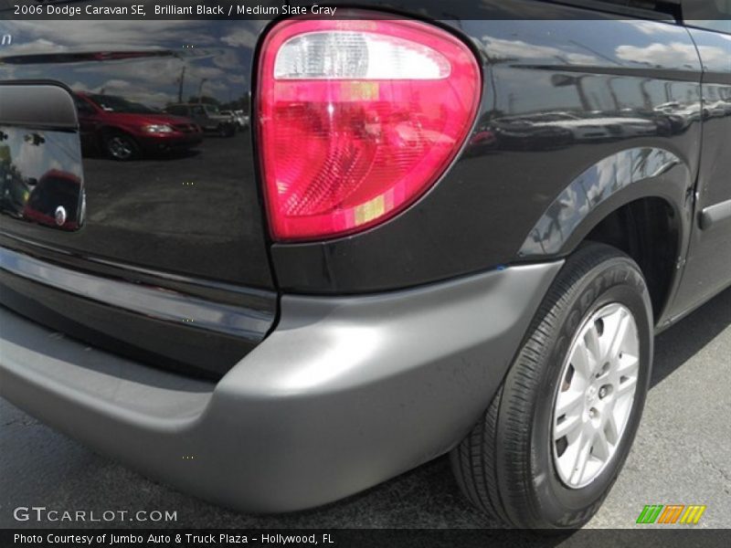 Brilliant Black / Medium Slate Gray 2006 Dodge Caravan SE