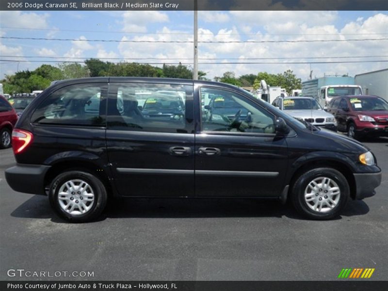 Brilliant Black / Medium Slate Gray 2006 Dodge Caravan SE