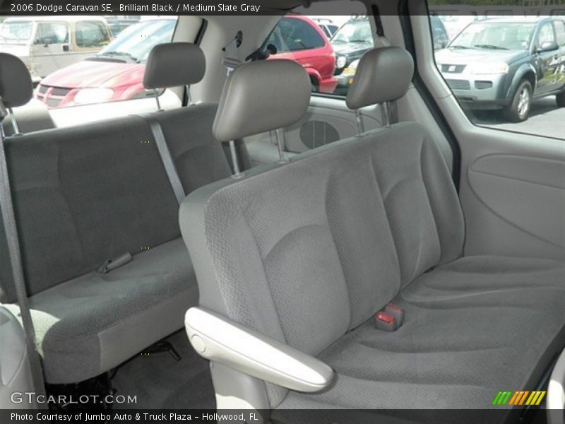 Brilliant Black / Medium Slate Gray 2006 Dodge Caravan SE