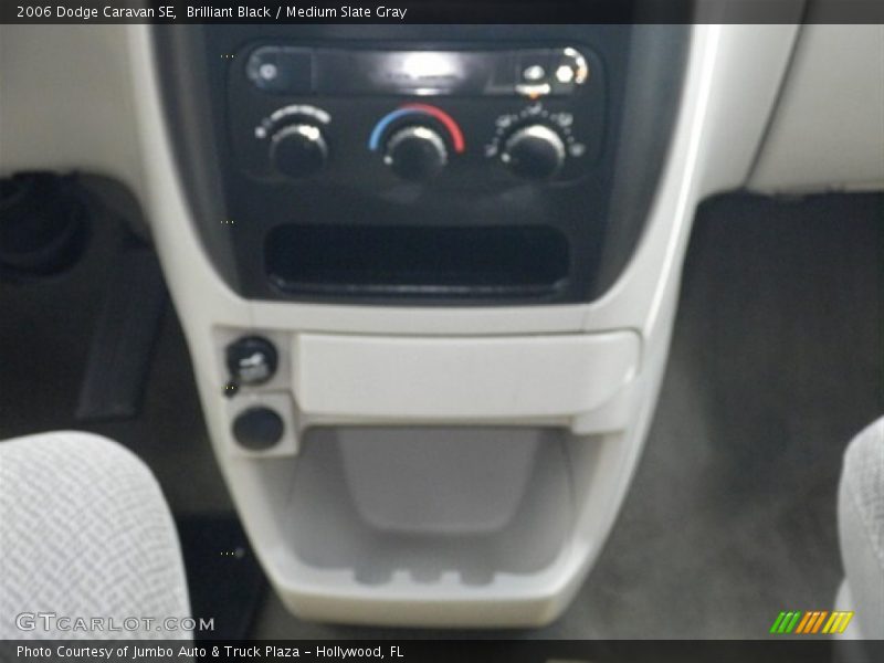 Brilliant Black / Medium Slate Gray 2006 Dodge Caravan SE
