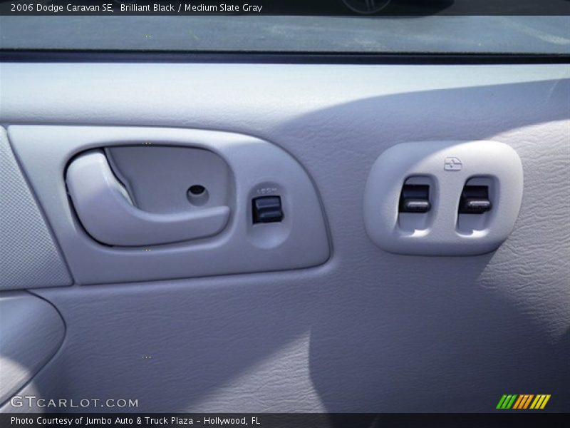 Brilliant Black / Medium Slate Gray 2006 Dodge Caravan SE