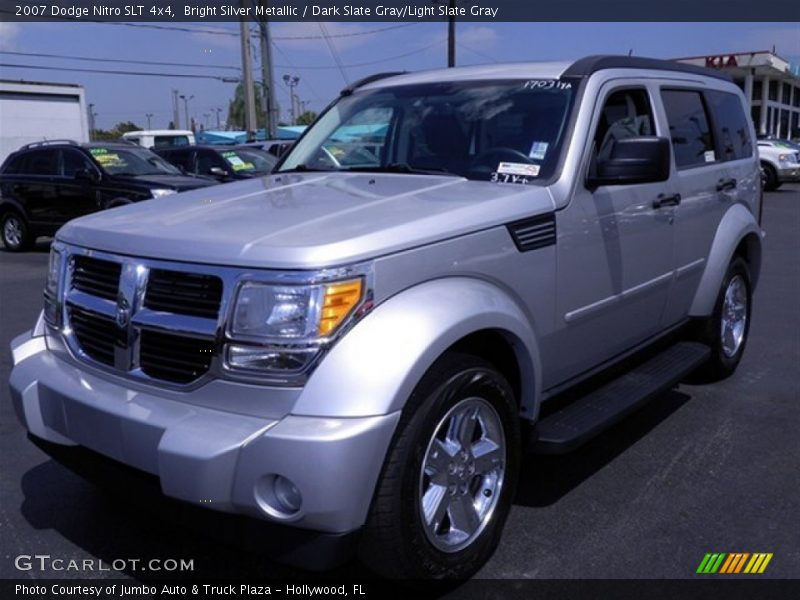 Bright Silver Metallic / Dark Slate Gray/Light Slate Gray 2007 Dodge Nitro SLT 4x4