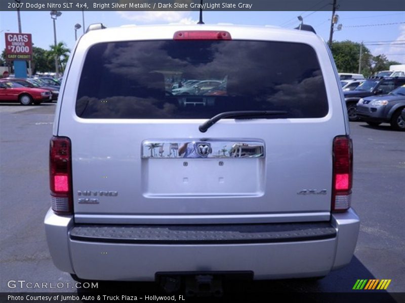 Bright Silver Metallic / Dark Slate Gray/Light Slate Gray 2007 Dodge Nitro SLT 4x4