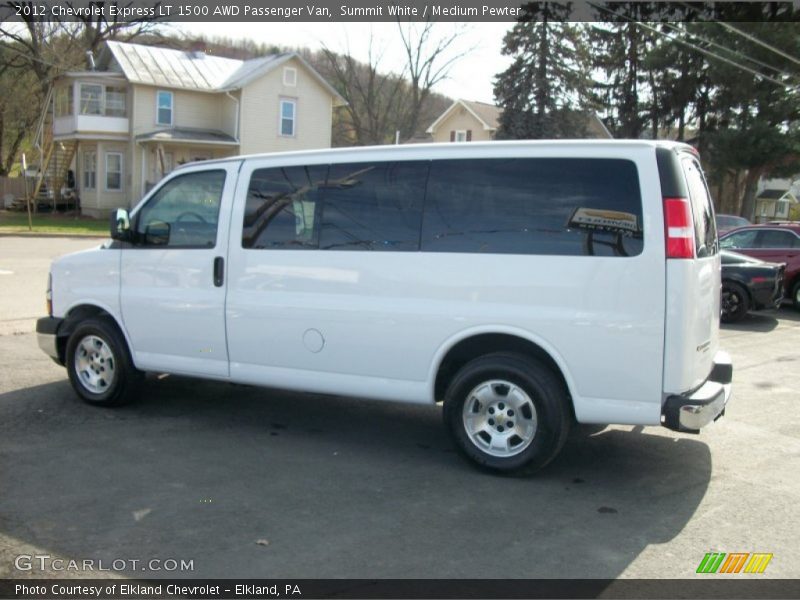 Summit White / Medium Pewter 2012 Chevrolet Express LT 1500 AWD Passenger Van