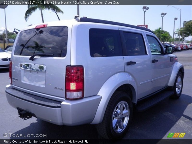 Bright Silver Metallic / Dark Slate Gray/Light Slate Gray 2007 Dodge Nitro SLT 4x4