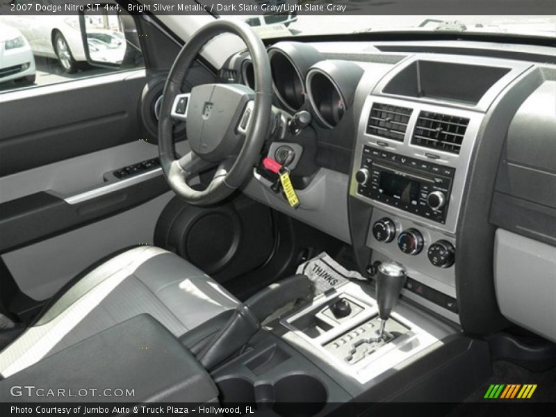Bright Silver Metallic / Dark Slate Gray/Light Slate Gray 2007 Dodge Nitro SLT 4x4
