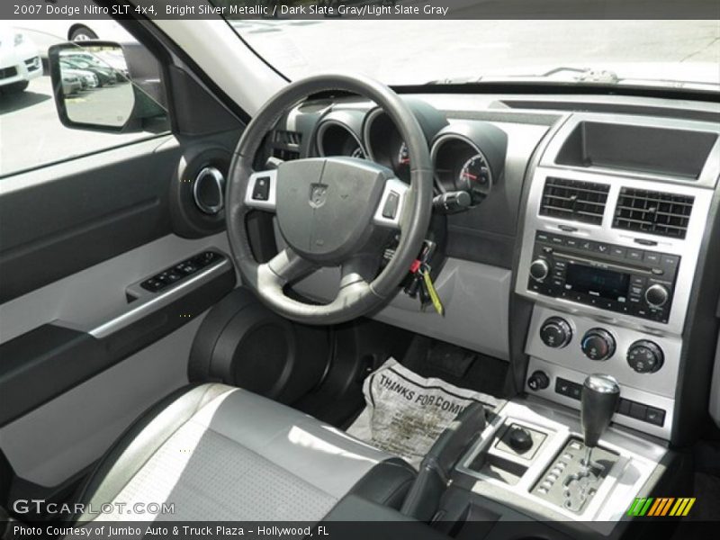 Bright Silver Metallic / Dark Slate Gray/Light Slate Gray 2007 Dodge Nitro SLT 4x4